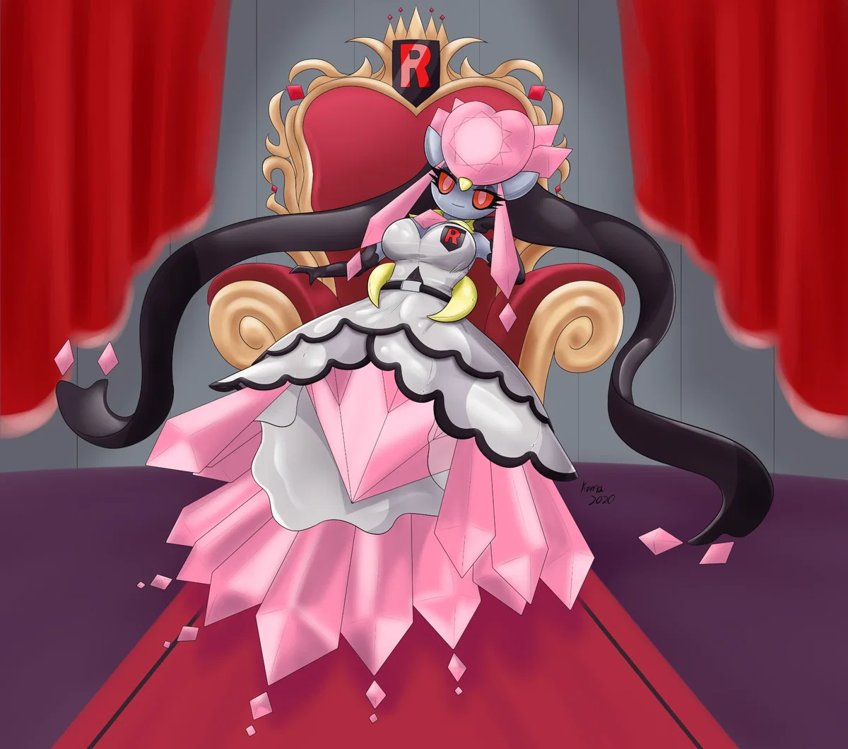 Team Rubber Rocket Diancie
