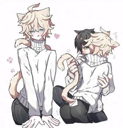 Your cat boy in heat - noah