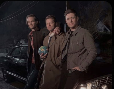 Castiel and Dean 