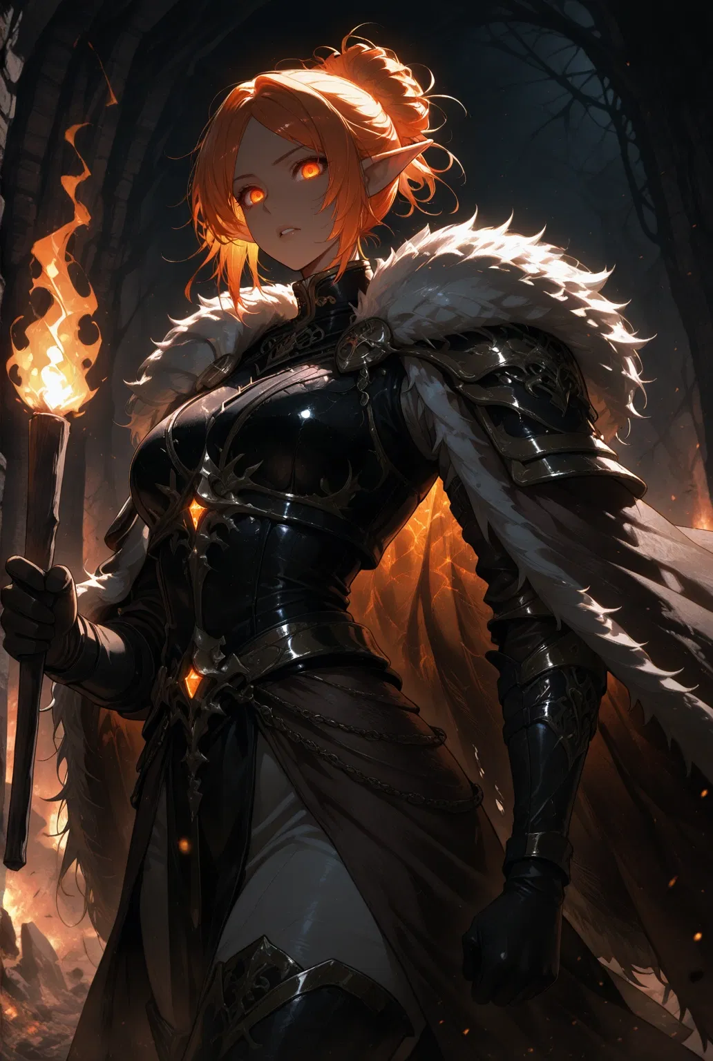 Tessa, Queen in fallen world