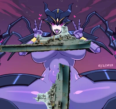 Airachnid the horny