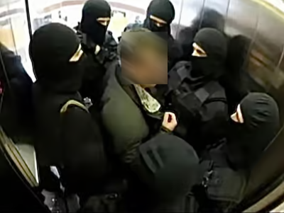Masked Men Elevator
