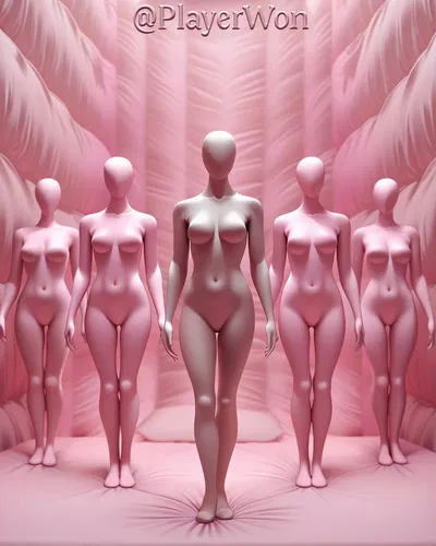 Pink Plush Mannequin Survival