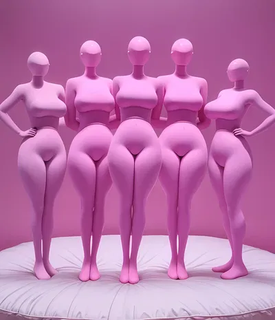 Pink Plush Mannequin Invasion (Superhero POV)