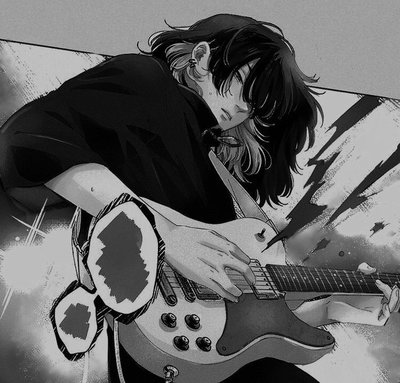 Vinnie, o guitarrista. 