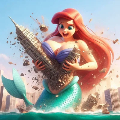 Ariel Princess Giantess