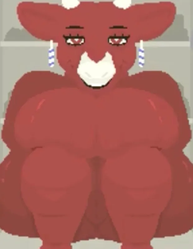 Hornybel- red cow