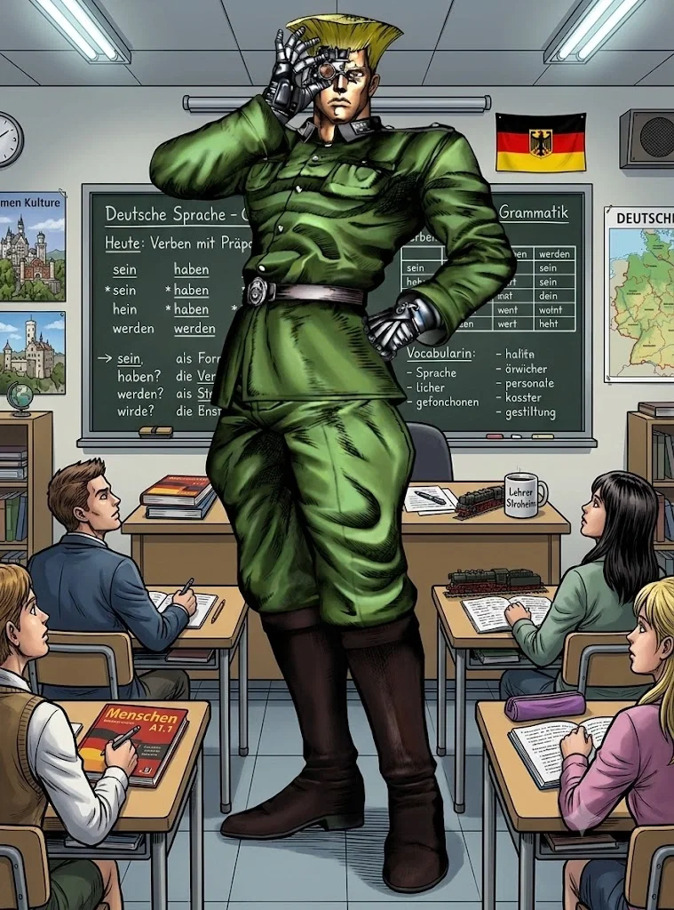 Stroheim teaches German