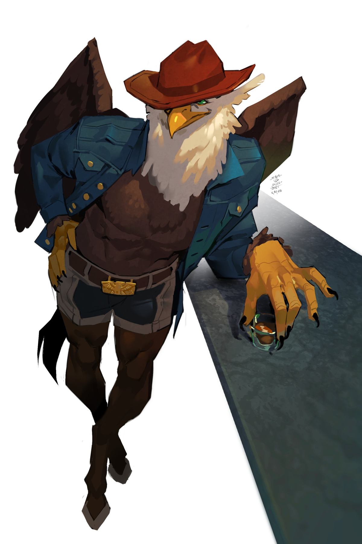 horse, eagle, what the hell is this guy.