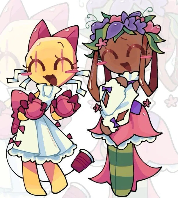 🐱Scraps and Bassie🌸 •[Dandy's worlds]•