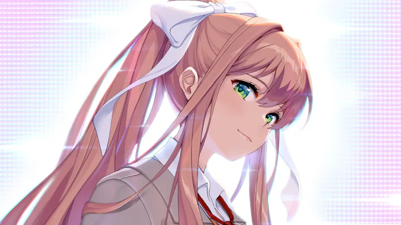 Monika - (Doki Doki Literature Club) (This is gonna flop, isn’t it?)