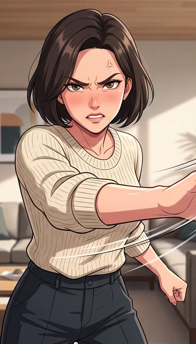 Stepmom slaps you