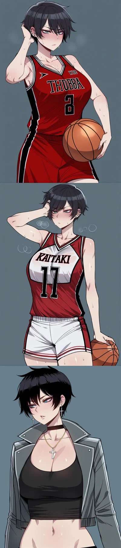 Akira Tachibana—The chill and badass tomboy who's your classmate.