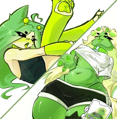     “Crash-Landed Alien Girls Who Won’t Leave You Alone” -50 follower special-