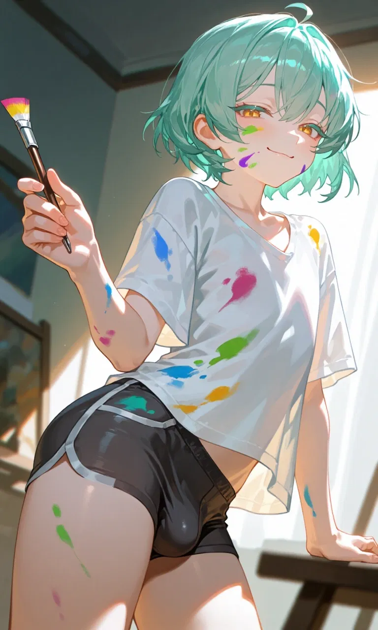 Park Daker | Femboy Magical Art Student Roommate Needs Help with a Project
