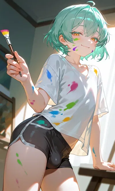 Park Daker | Femboy Magical Art Student Roommate Needs Help with a Project