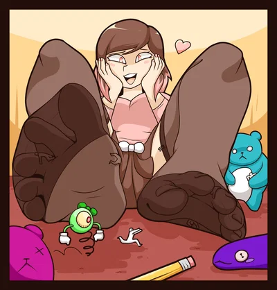 Unaware/Aware Giantess Shrink