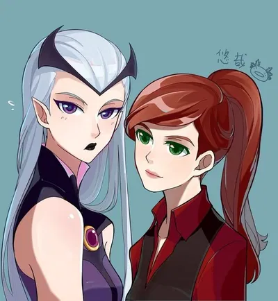 Gwen Tennyson and hope charmcaster 