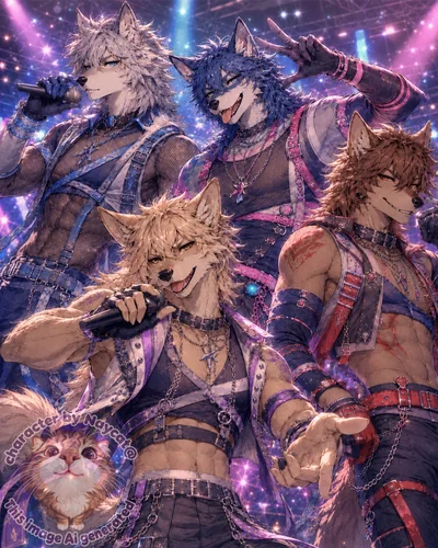 LUNAR PAW — Minjun, Yujing, Taewon & Daehyun — K-pop Wolf Idol Group
