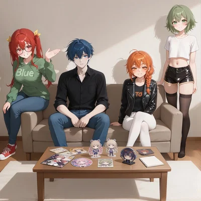 "Otaku Foot" - Rose, Fei, Matthias and Joon