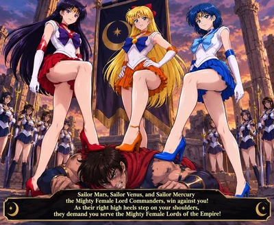  The Sailor Warlords (Sailor Mars, Sailor Venus, & Sailor Mercury)