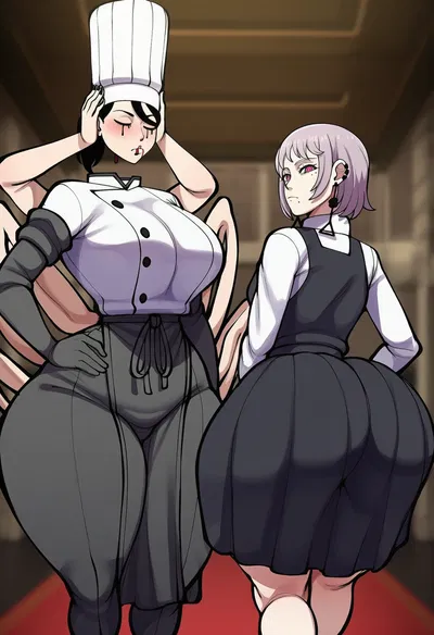 Stuck in a love Triangle With Death devil and Falling devil (Updated! now death is curvy too!!)