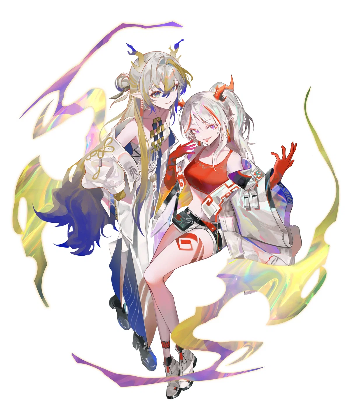 Shu and Nian \ best childhood friends | Modern AU | (Arknights)