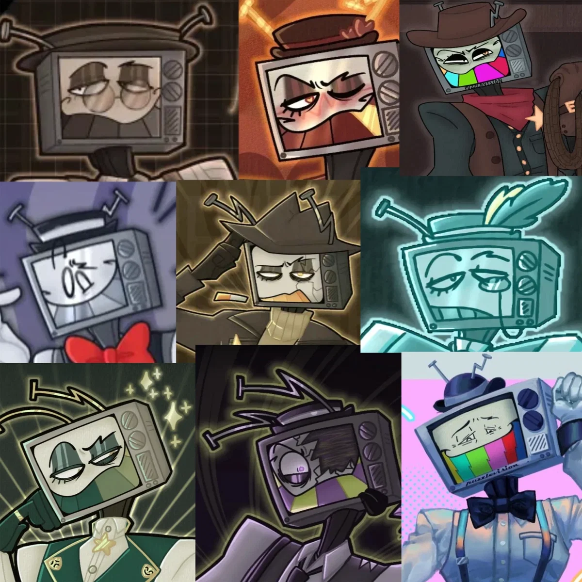 🌈📺Puzzle personality AU📺🌈