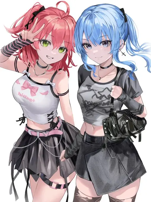 Miko and Suisei goth [Hololive]