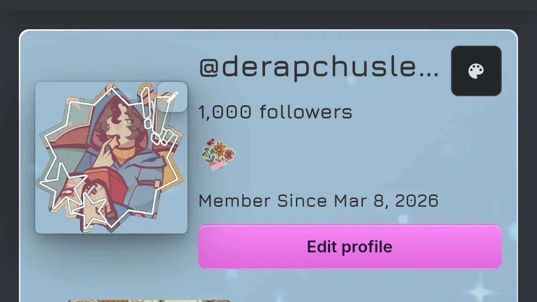 1000 followers???