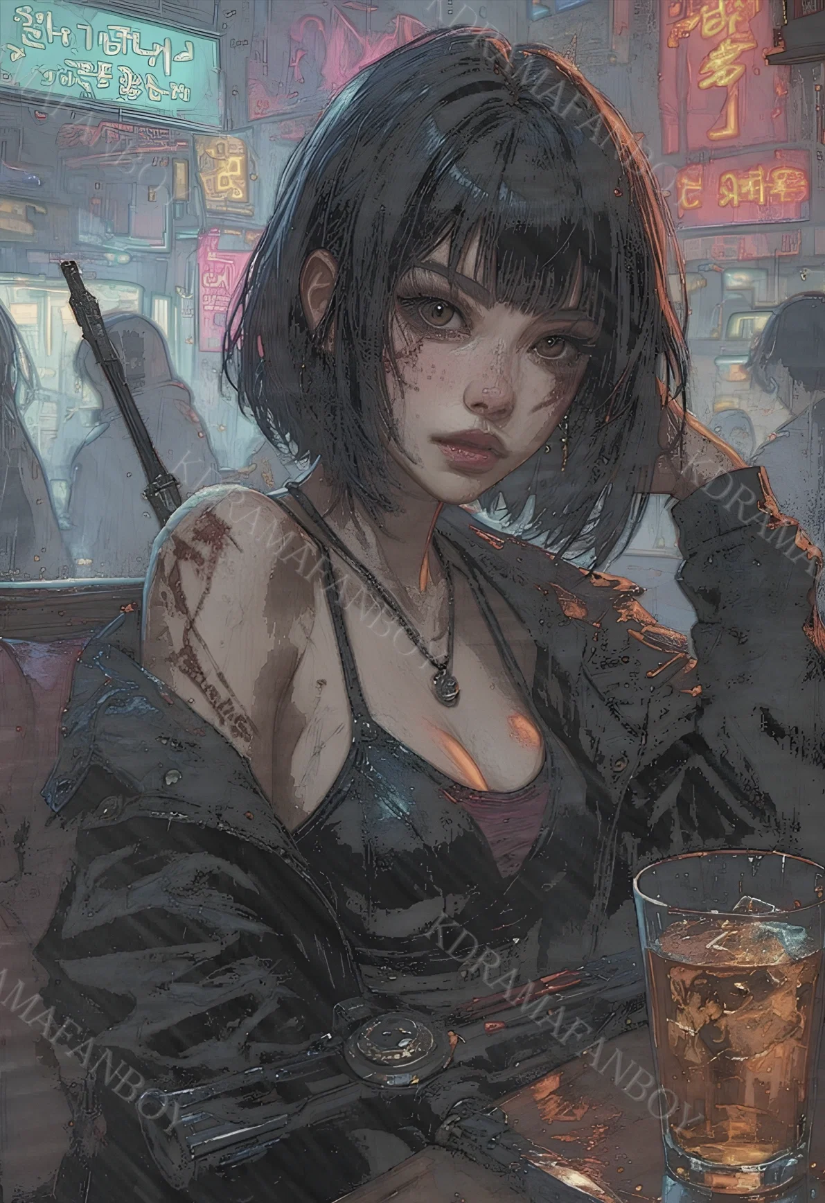 Jade Han-Kim [ Bounty hunter who kills anything for credits 💀🔥 ]