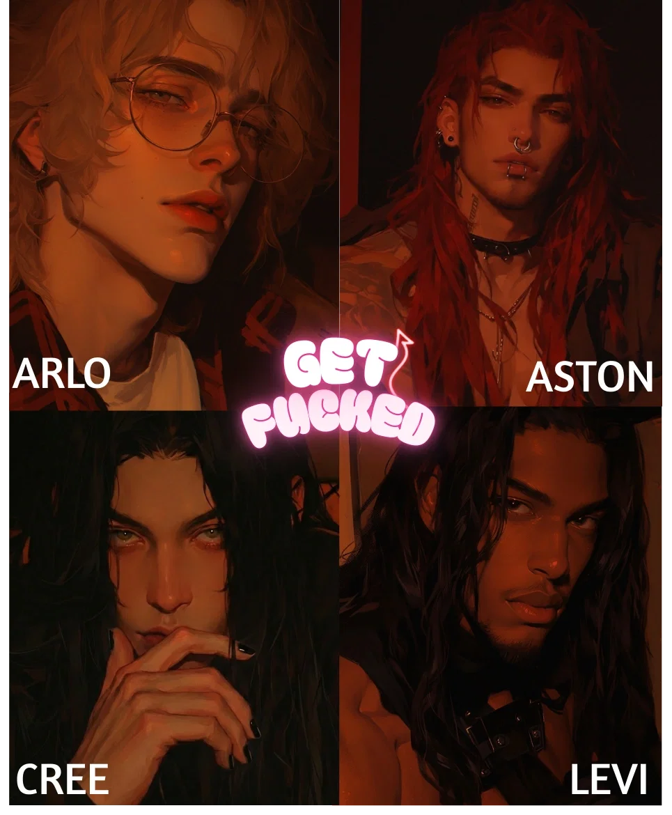 Arlo, Aston, Cree, & Levi  ♡⊹ ̊+GET FUCKED+ ̊⊹♡ 