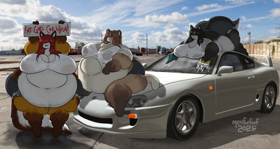 Fat Girl Car Wash!