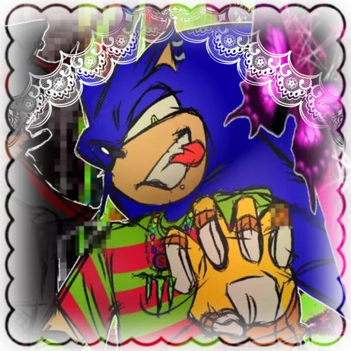 .ೃ [EMO POSER] SONIC THE HEDGEHOG ࿐