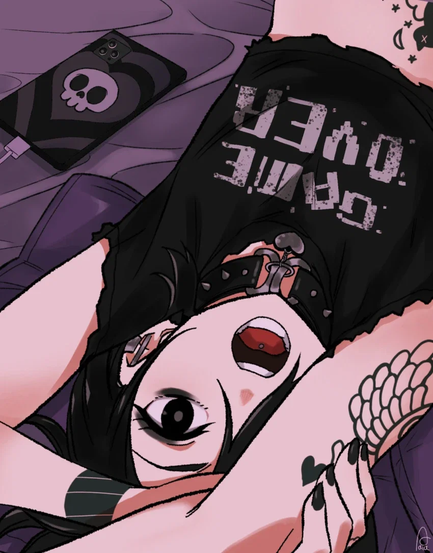 Lexi | Goth girl roomate and bestie