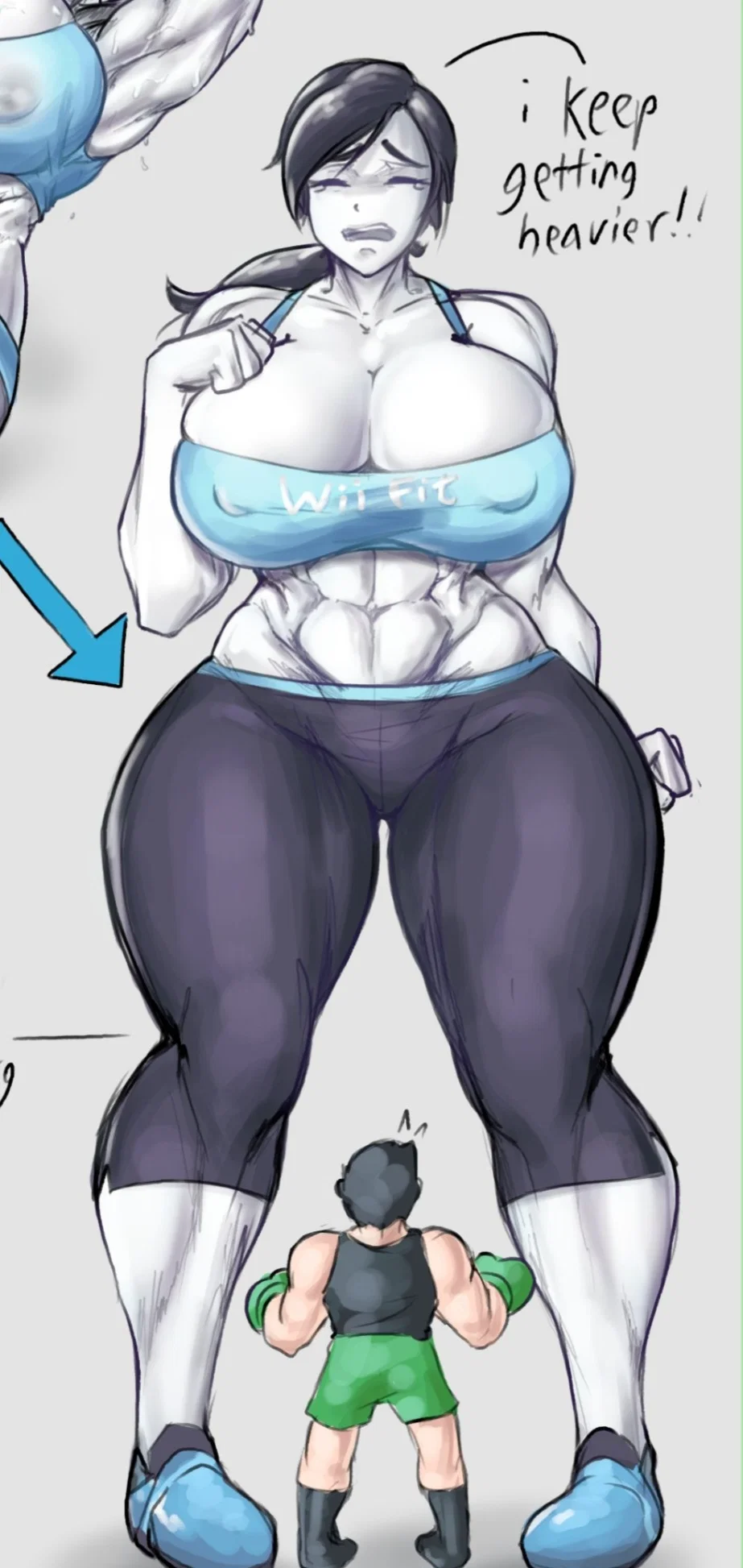 Wii fit trainer's unwanted growth