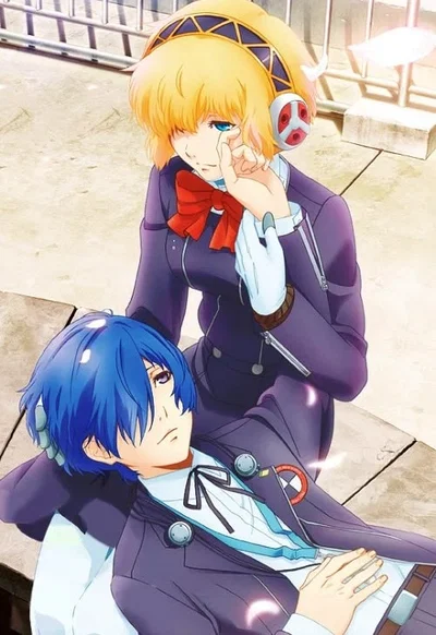 Aigis and Makoto - Deserved Nap