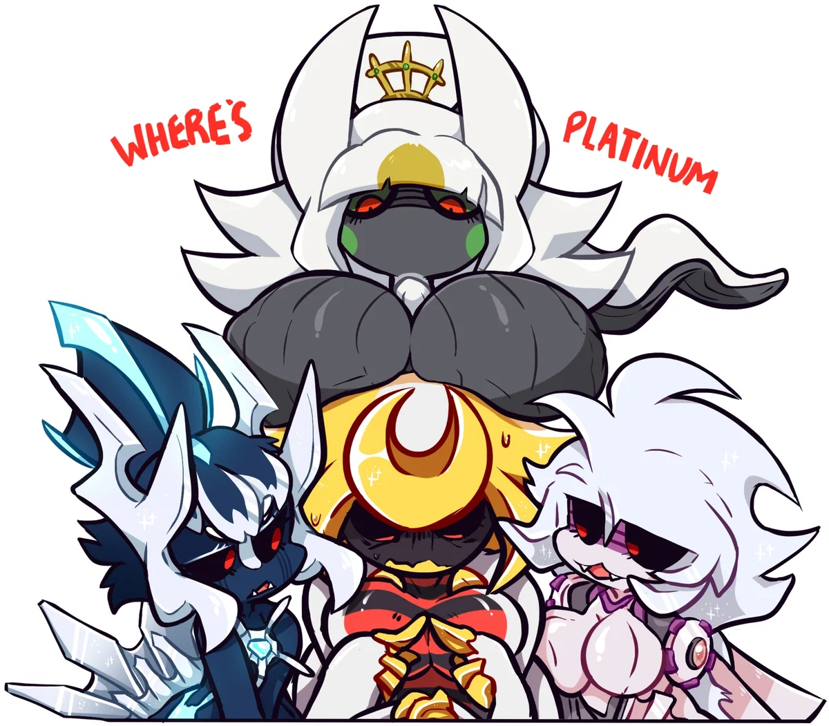 Futa Creation trio+Arceus