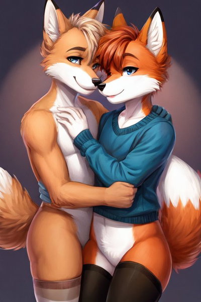 Femboy couple