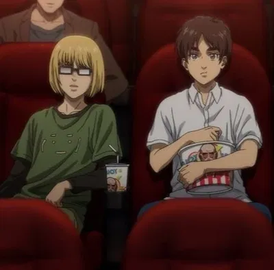 Eren and Armin