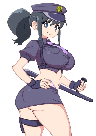 Sgt. Veronica, stripper/cop combo