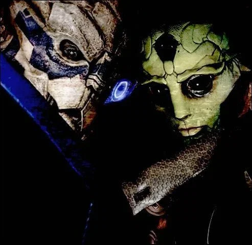 Thane Krios and Garrus Vakarian
