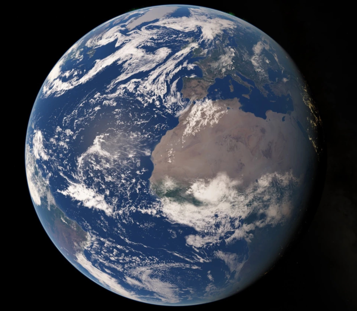 The Earth and The Moon