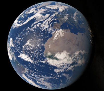 The Earth and The Moon