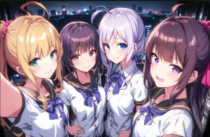 The girls in the sword school 