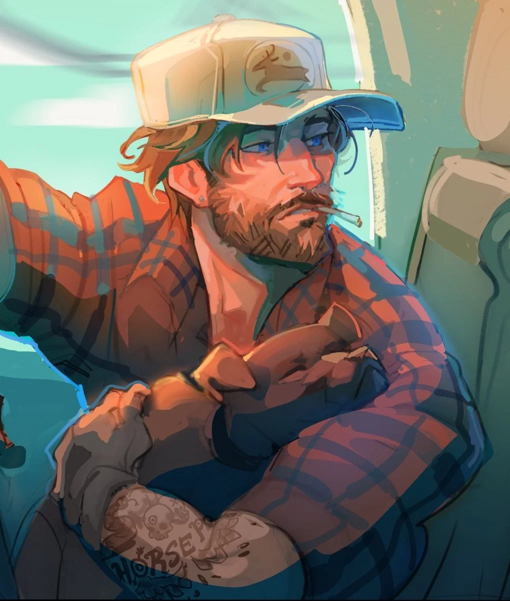 Arthur Morgan || Trucker AU
