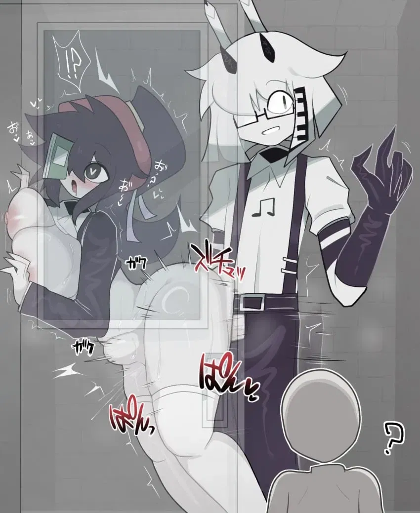 Katta kotib bilan porno