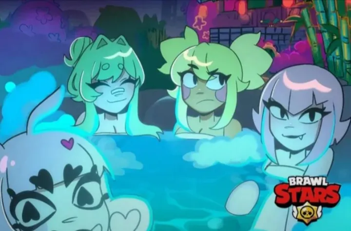 🌸⚘ Brawl stars - girls' hot spring ⚘🌸