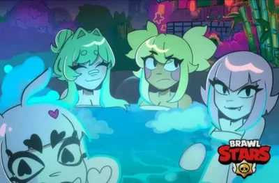 🌸⚘ Brawl stars - girls' hot spring ⚘🌸