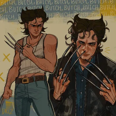 Butch!Logan Howlett | Wolverine